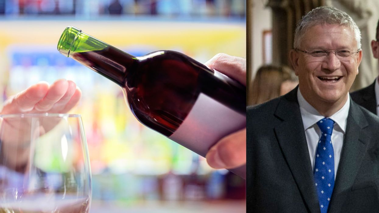 Tory MP who says that Britain is going to be 'more global' bans French and German wine from his Brexit party