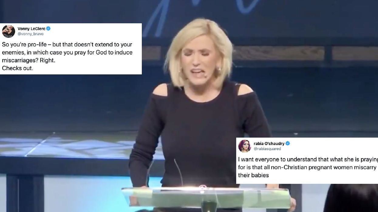 Trump's spiritual adviser calls for 'all satanic pregnancies to miscarry now'