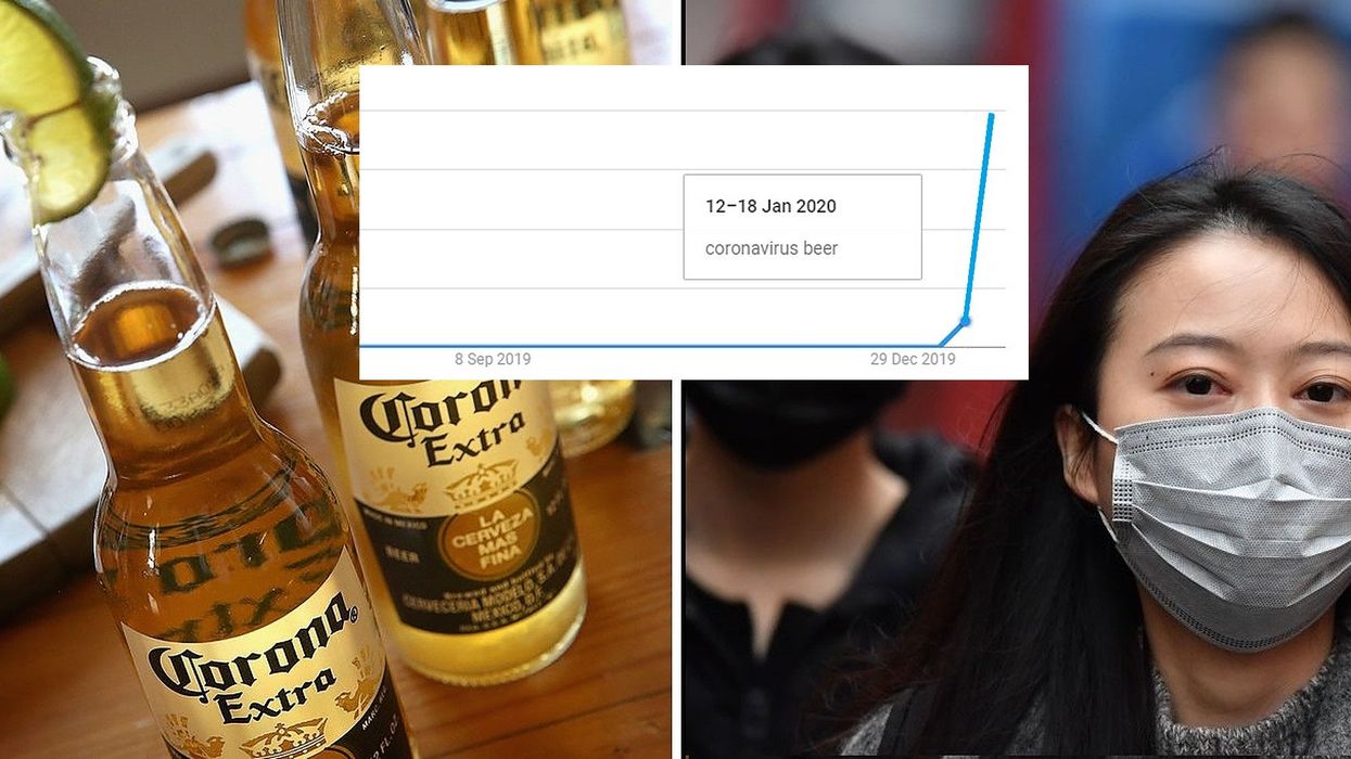 'Corona beer virus' searches suddenly spike on Google after deadly coronavirus outbreak