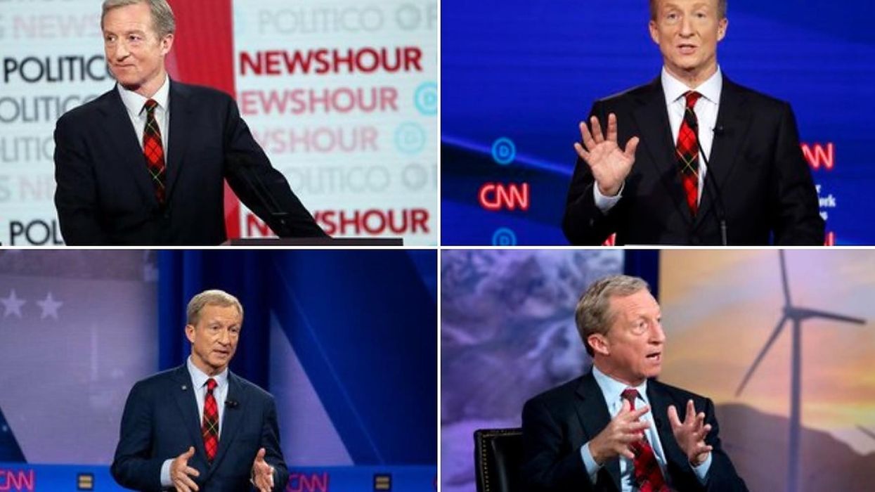 This billionaire presidential candidate only appears to own one tie