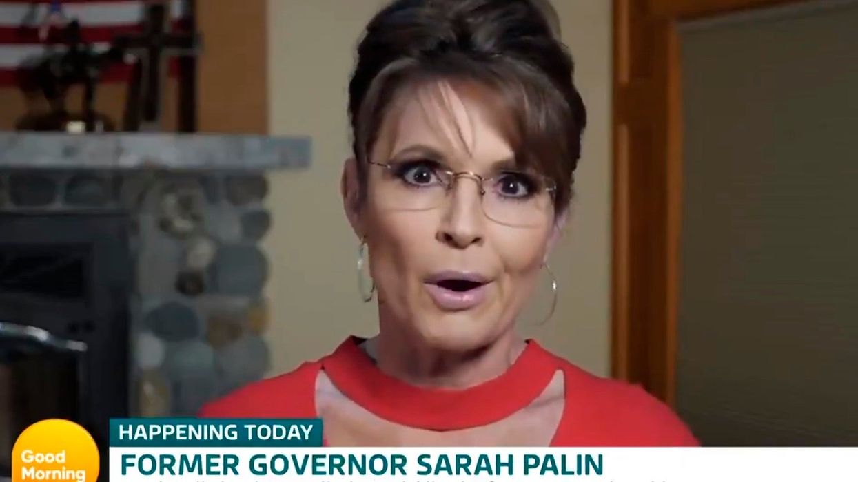 Trump fanatic Sarah Palin claims president is 'directing the wind' in bizarre interview with Piers Morgan