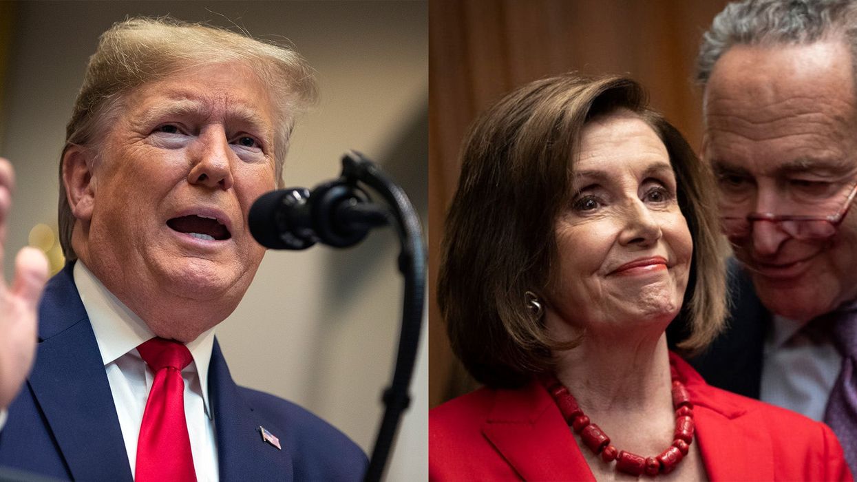 Trump called 'pathetic' after retweeting meme accusing Democrats of trying to rescue the Iranian regime