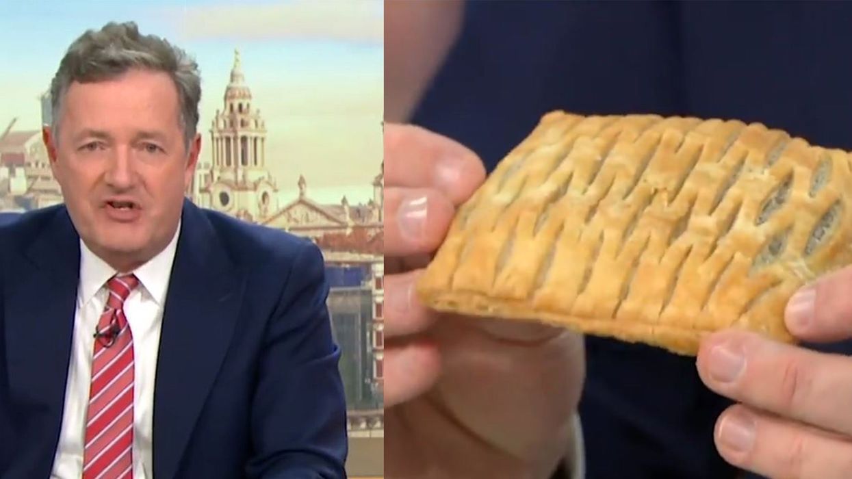 Piers Morgan calls Greggs' vegan steak bake 'a con' and says 'nation has become lemmings'