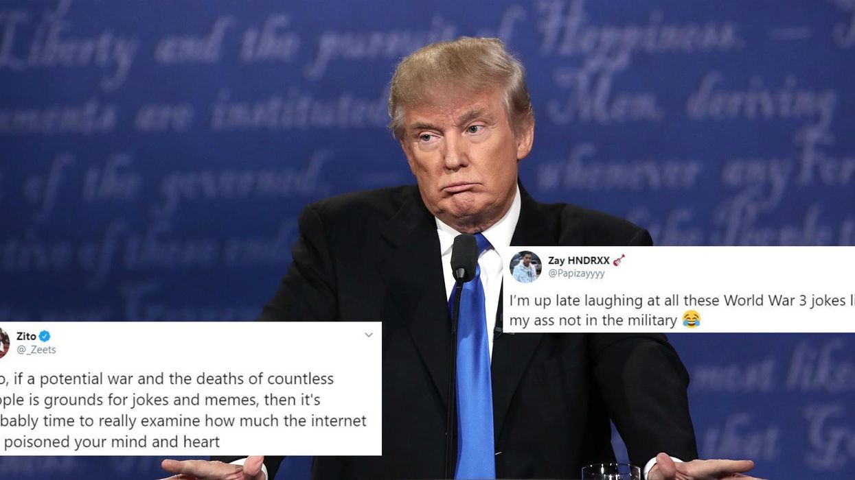 People are debating whether it's OK to joke about 'World War 3'