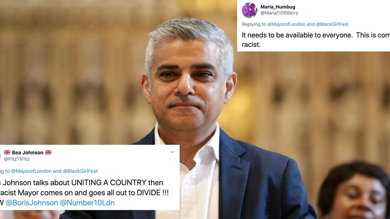 Sadiq Khan has been accused of ‘racism’ for promoting initiative for black women