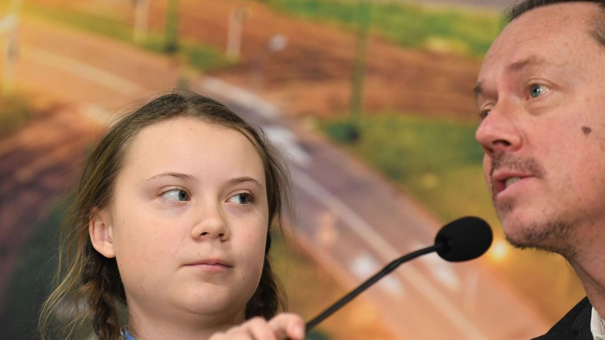Greta Thunberg's father answers 'no' when asked if he's proud of her