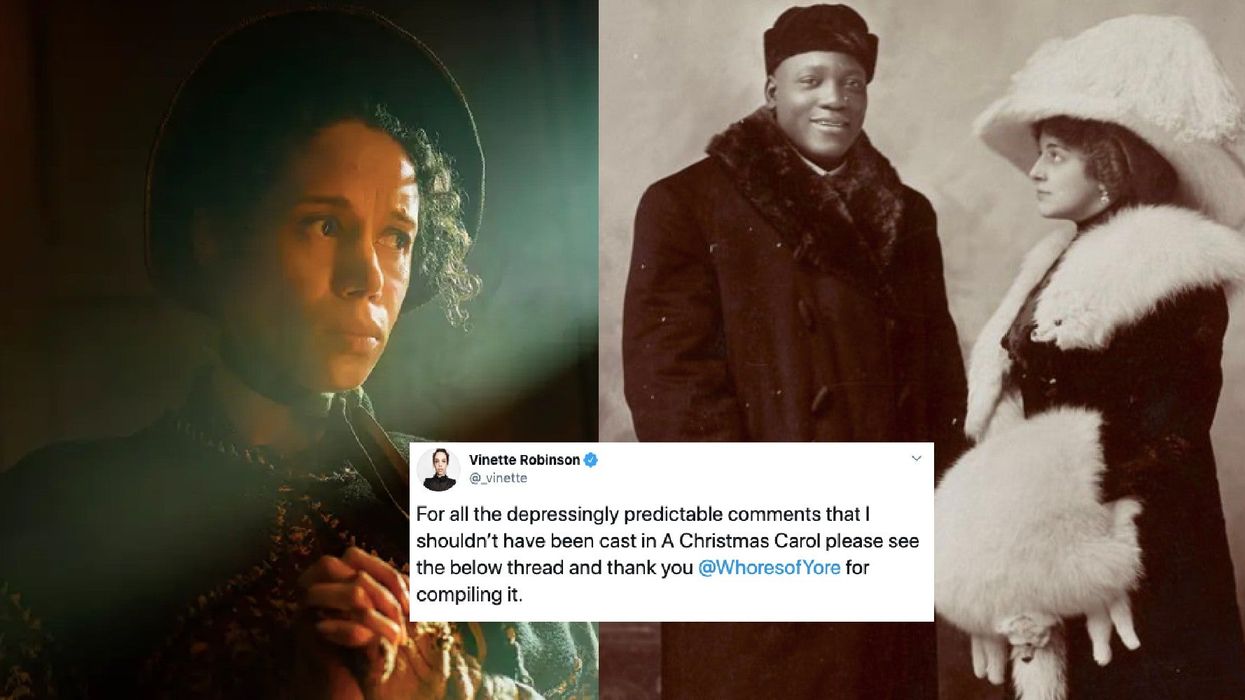 A Christmas Carol star has perfect response to people who said that mixed-race couples didn't exist in the 19th century