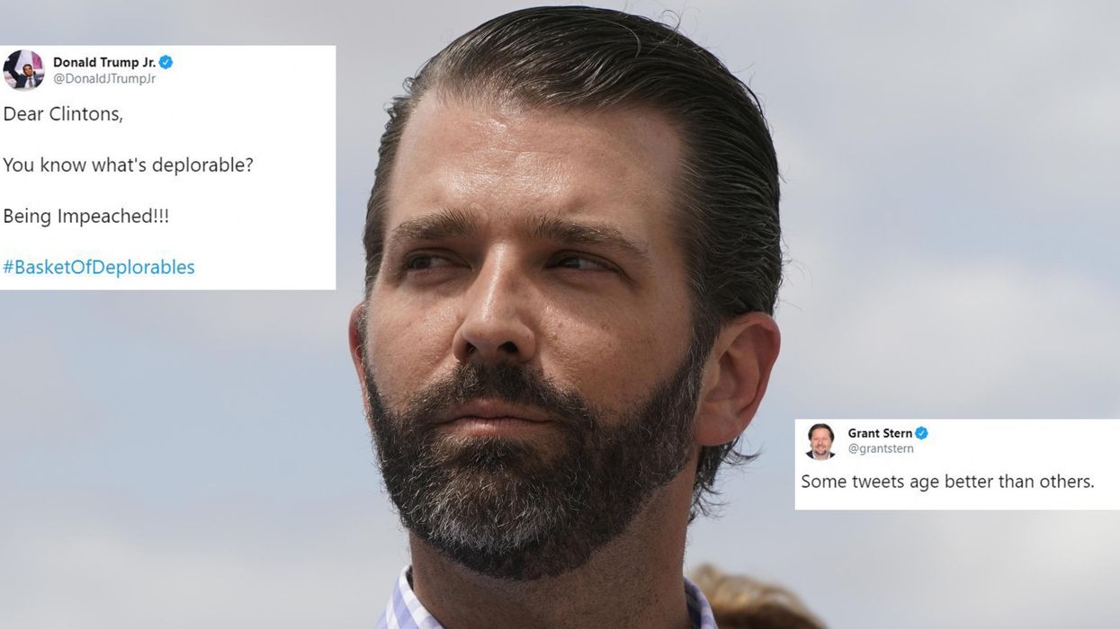 This Trump Jr tweet mocking the Clinton impeachment has aged terribly