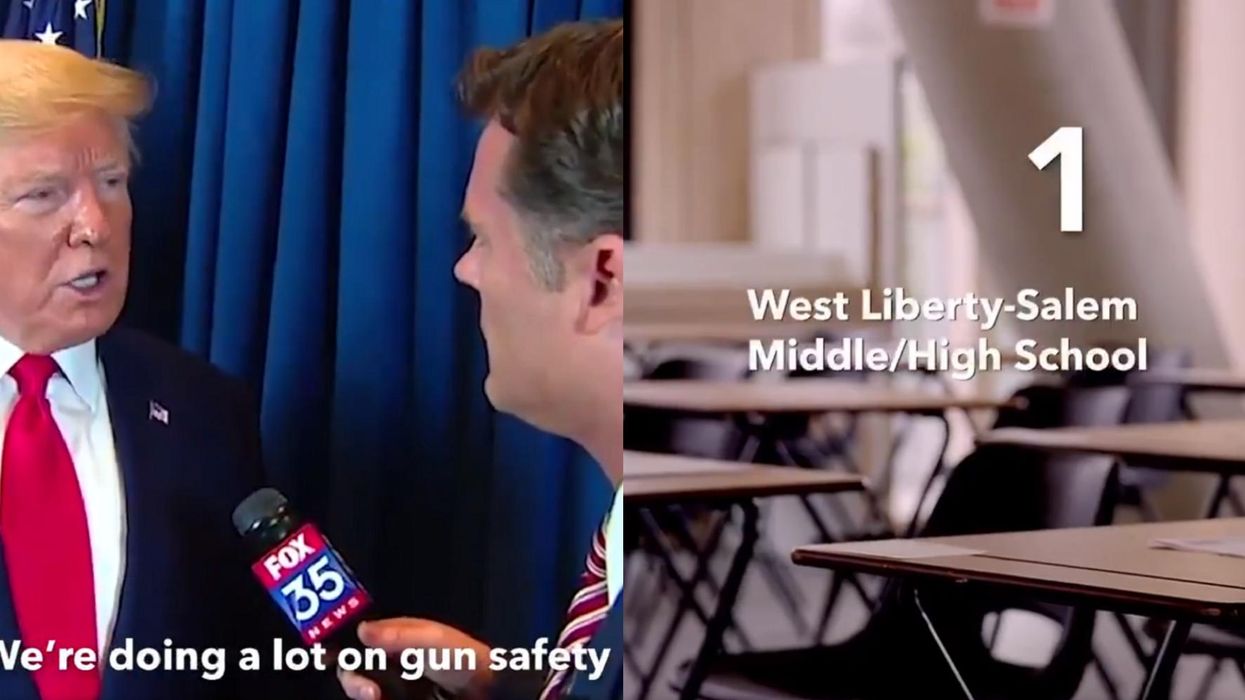This heartbreaking video lists every school shooting in America since Trump became president