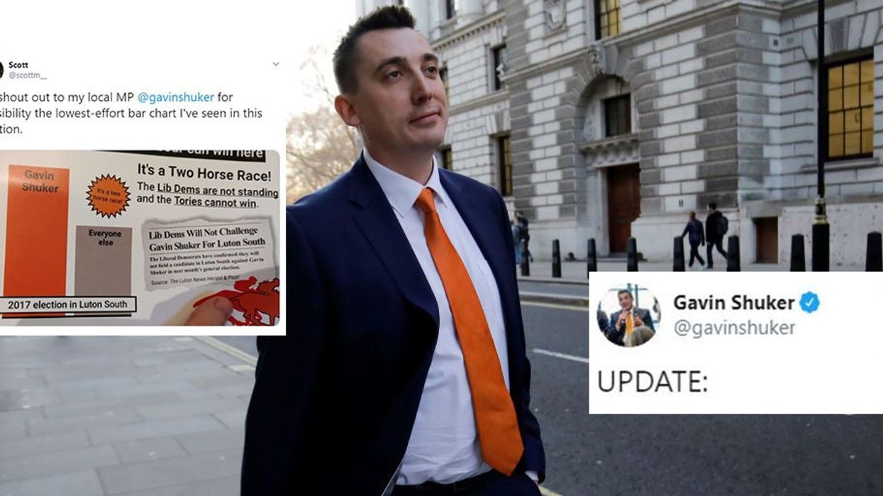 Former MP hilariously pokes fun at his own campaign material after losing his seat
