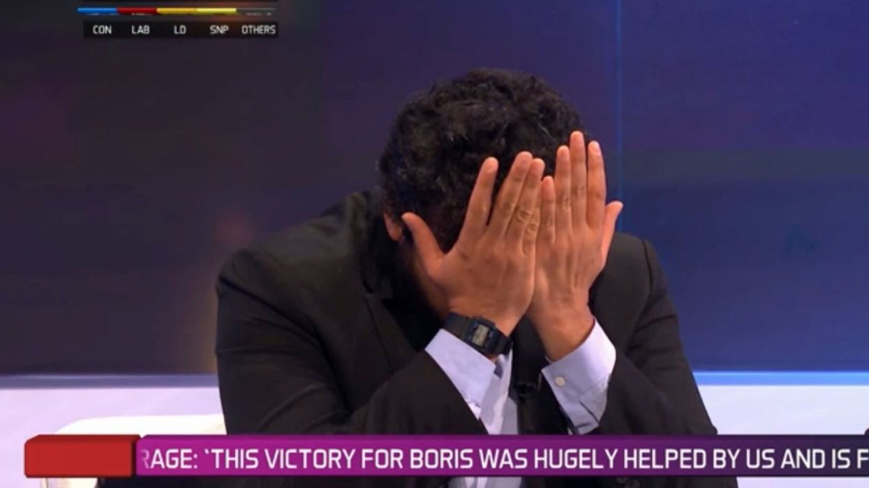 Boris Johnson's dad said women in burqas shouldn't fly planes and Nish Kumar's facepalm is all of us