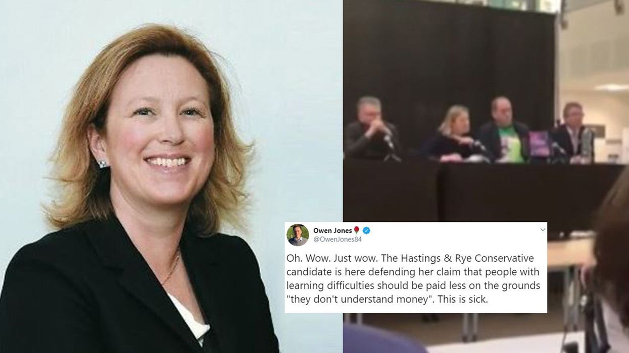 Tory candidate claims people with learning difficulties 'don't understand money'