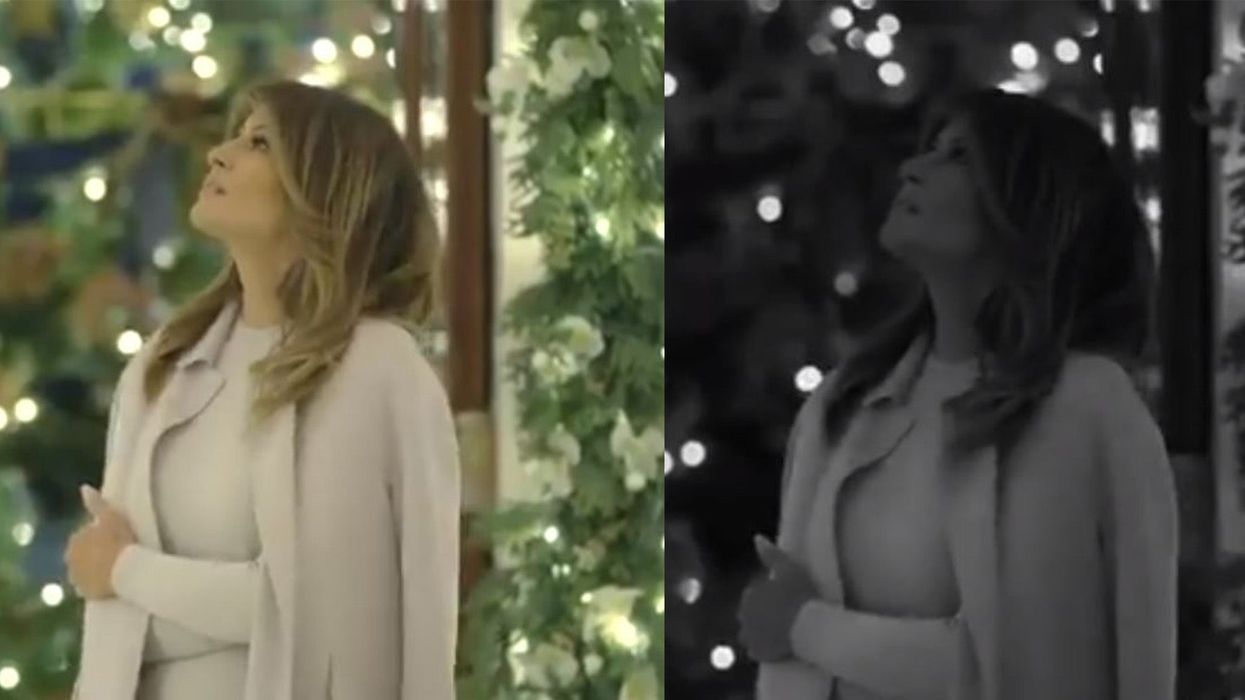 Melania Trump's Christmas video has been turned into a 'terrifying' horror movie
