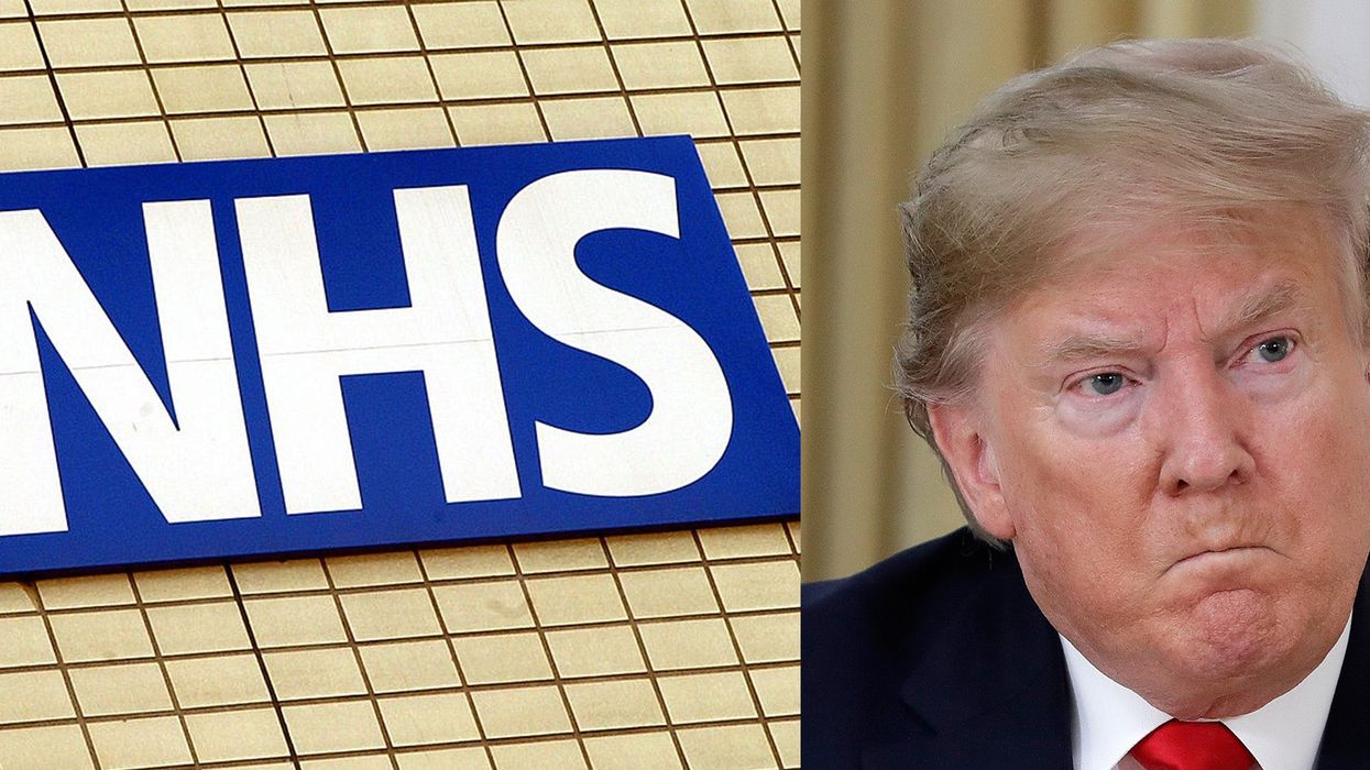 Trump says he doesn't know where the rumour he started about selling the NHS came from