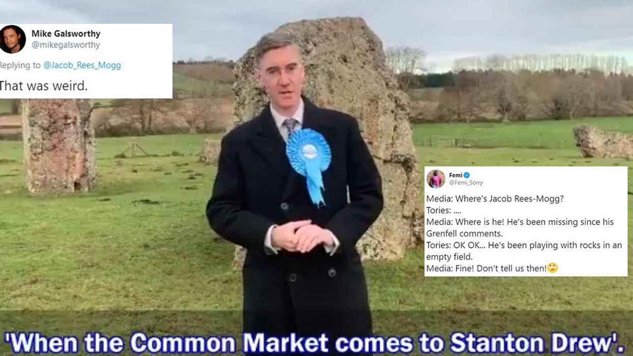 Jacob Rees-Mogg's latest campaign video might be his strangest yet