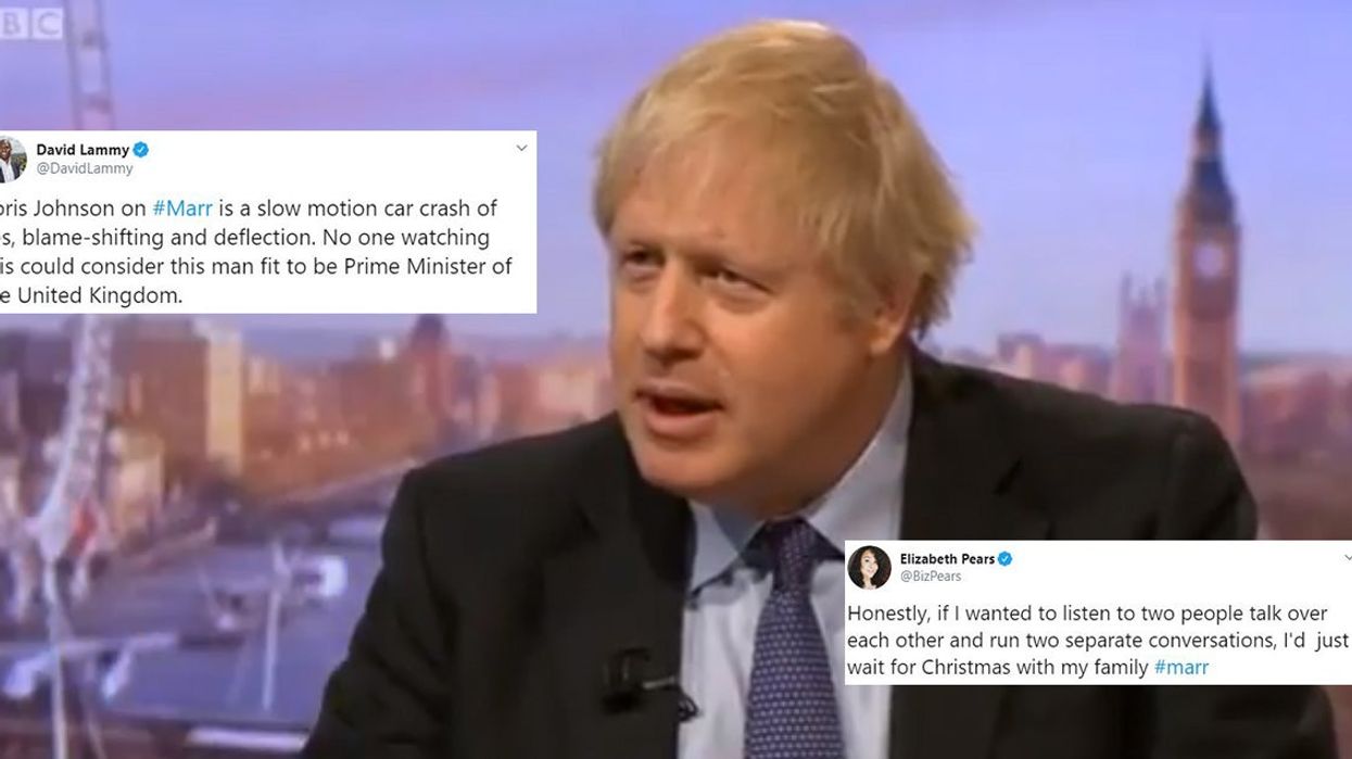 23 of the best and funniest reactions to Boris Johnson's 'car-crash' Andrew Marr interview