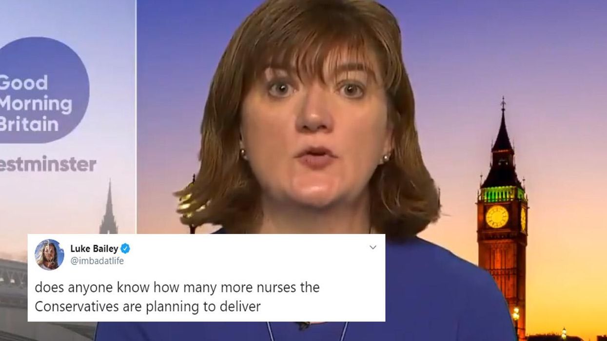 Tory minister caught out as nurses election pledge is torn to shreds on live TV