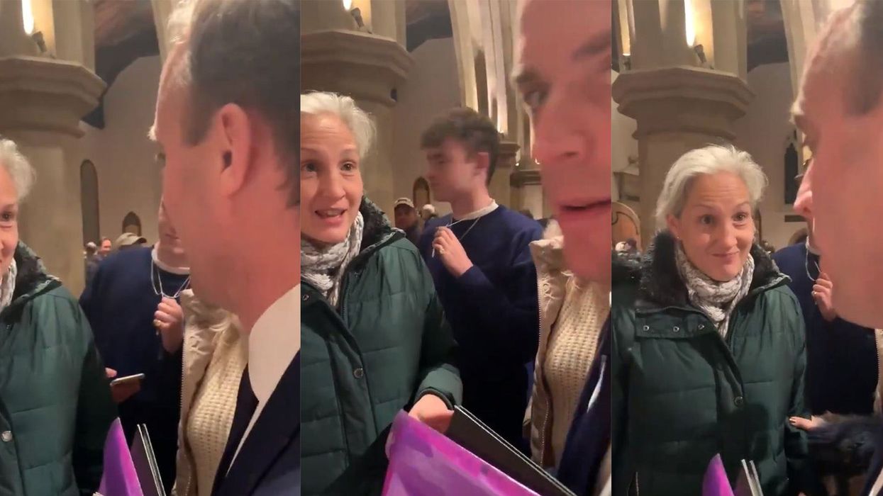 Dominic Raab awkwardly tries to end conversation after being confronted about the cost of his shopping