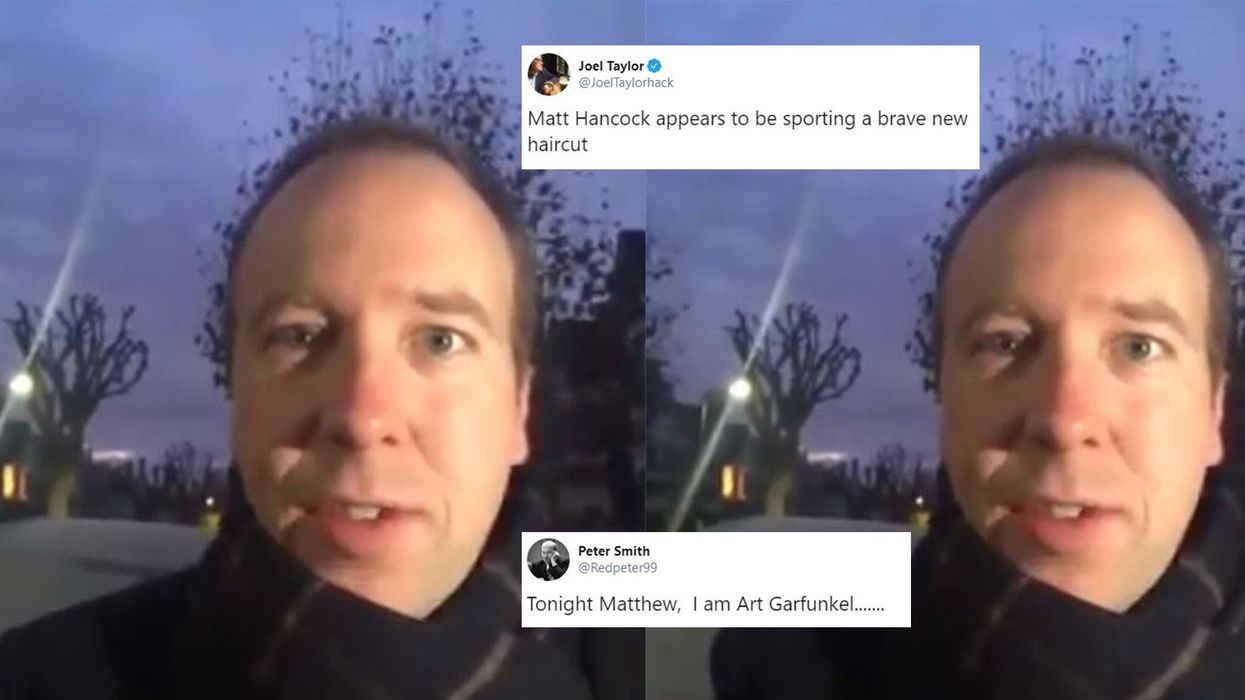 Matt Hancock mocked for unfortunate camera angle in election campaign video