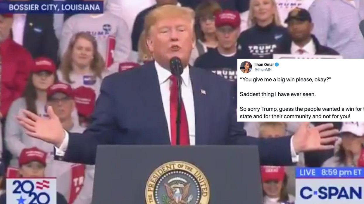 Trump asked his supporters to give him 'a big win' but that didn't go to plan