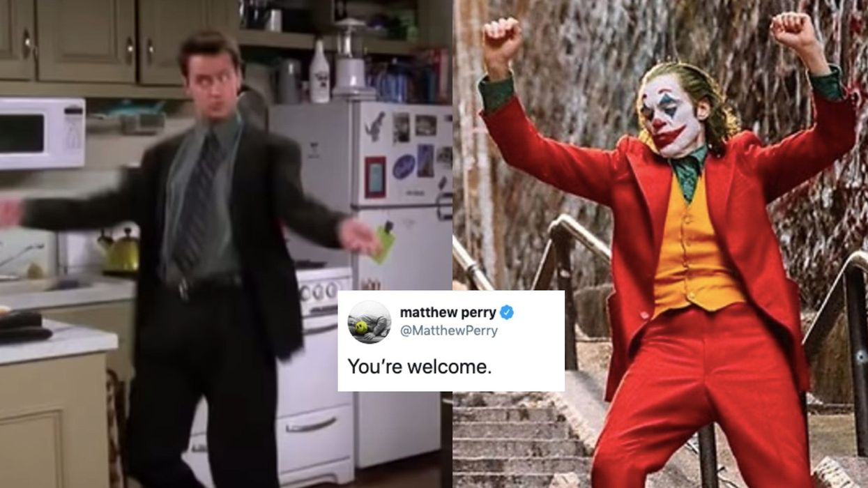 Friends star Matthew Perry compares himself to the Joker in hilarious meme