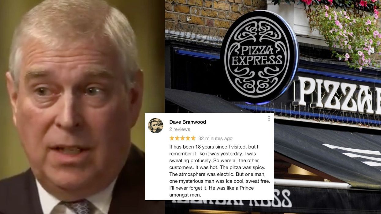 Pizza Express in Woking flooded with joke reviews after Prince Andrew uses restaurant as an alibi