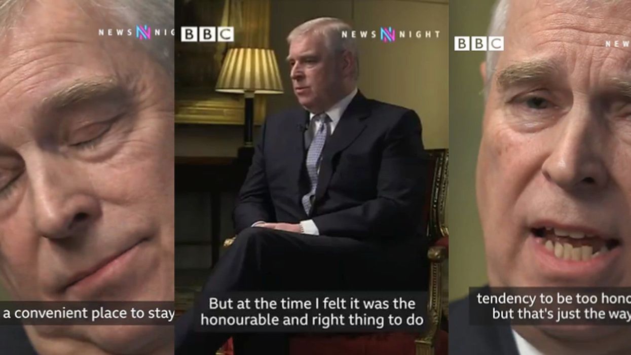 People are furious at Prince Andrew's bizarre justification for associating with Jeffrey Epstein