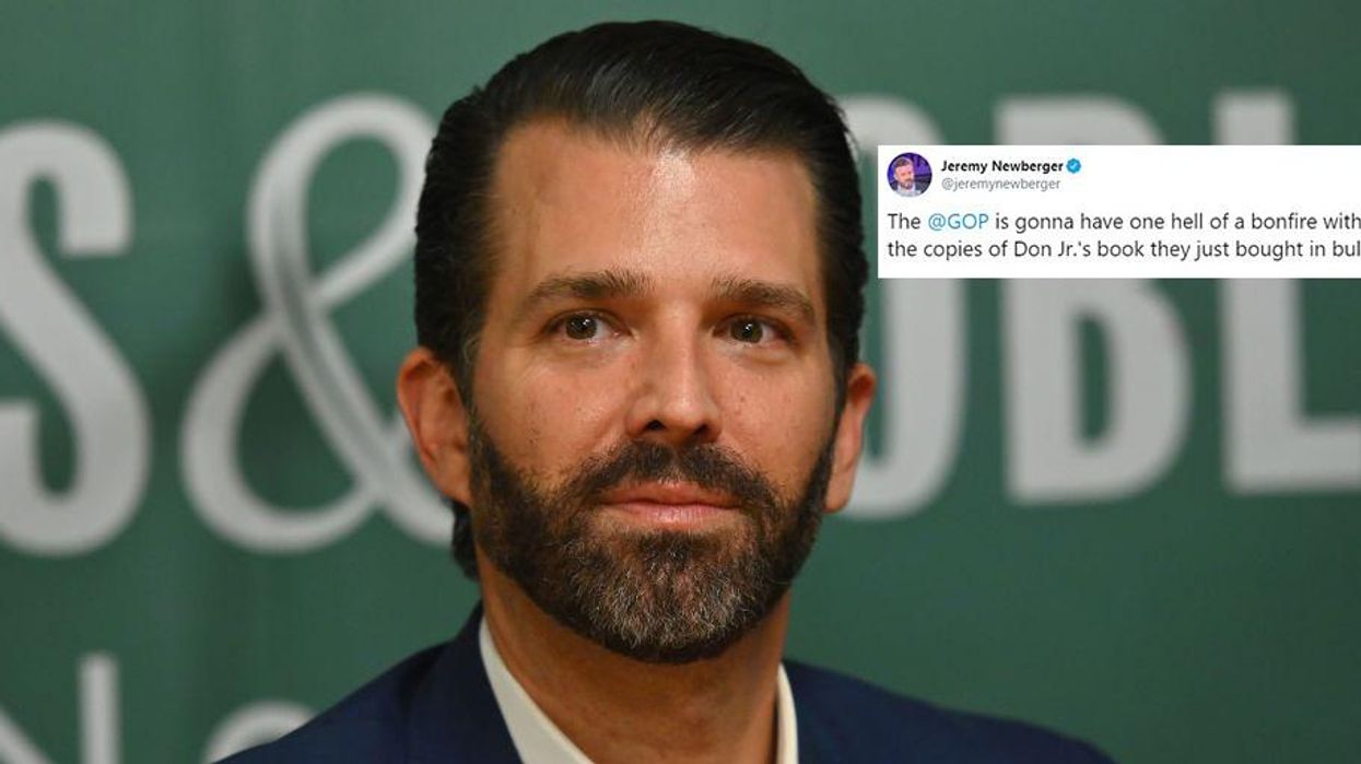 Trump Jr’s book reaches no.1 on bestsellers list as Republican Party gives away copies