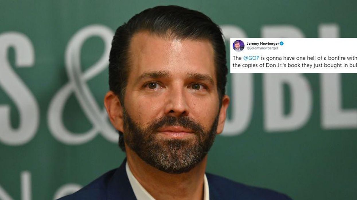 Trump Jr’s book reaches no.1 on bestsellers list as Republican Party gives away copies