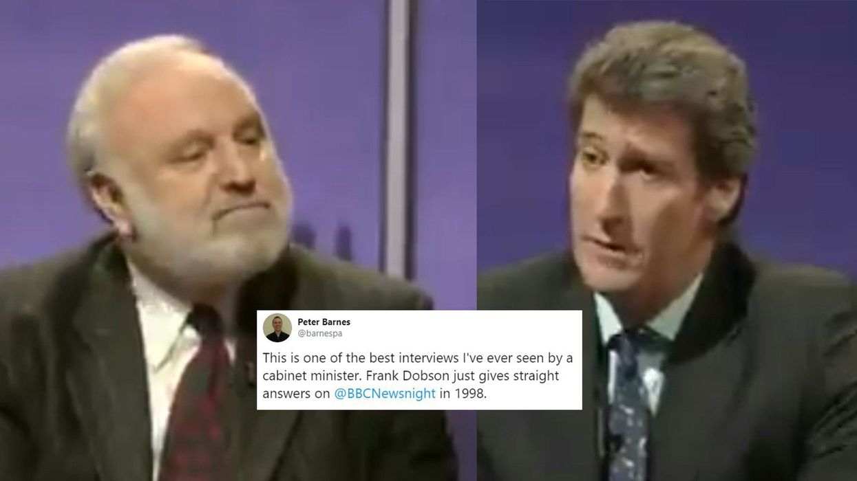 Frank Dobson's death leaves a huge hole in British politics, this videos shows why