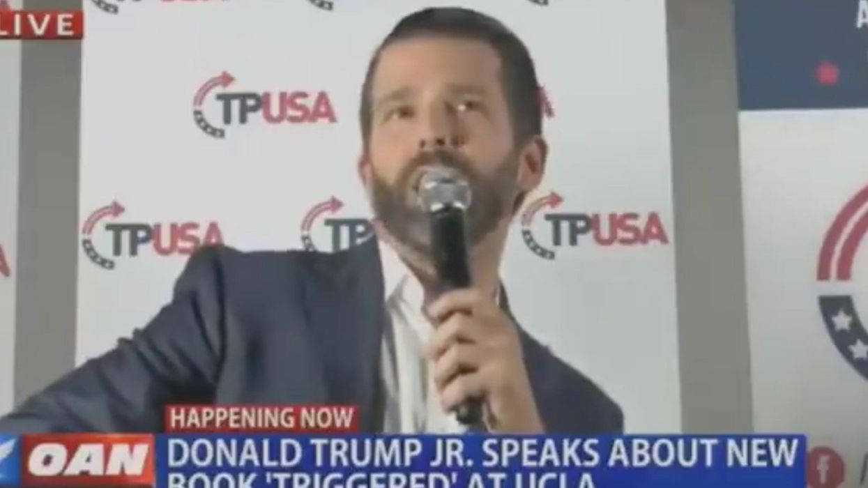 Trump Jr wrote a book about free speech then refused to answer any questions about it