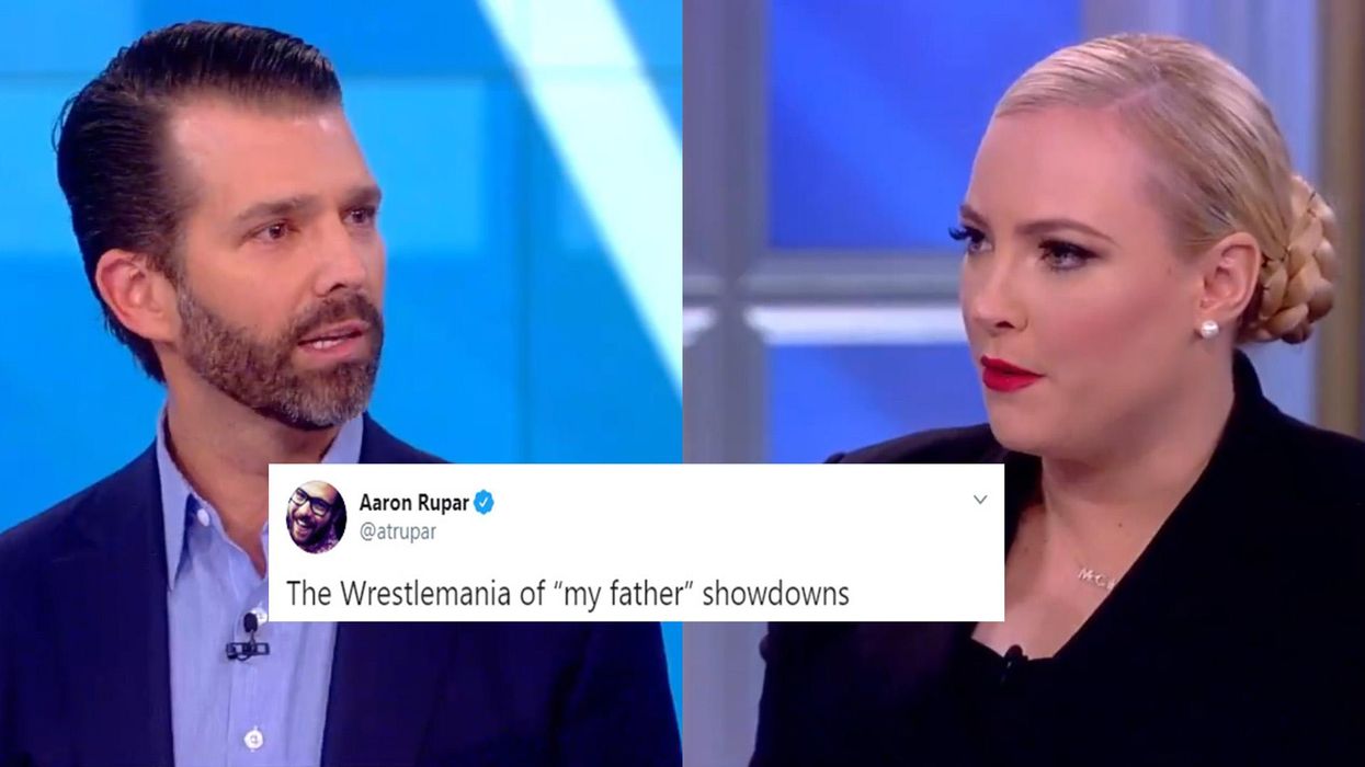 Donald Trump Jr and Meghan McCain arguing about their dads is the most cursed thing you’ll see today