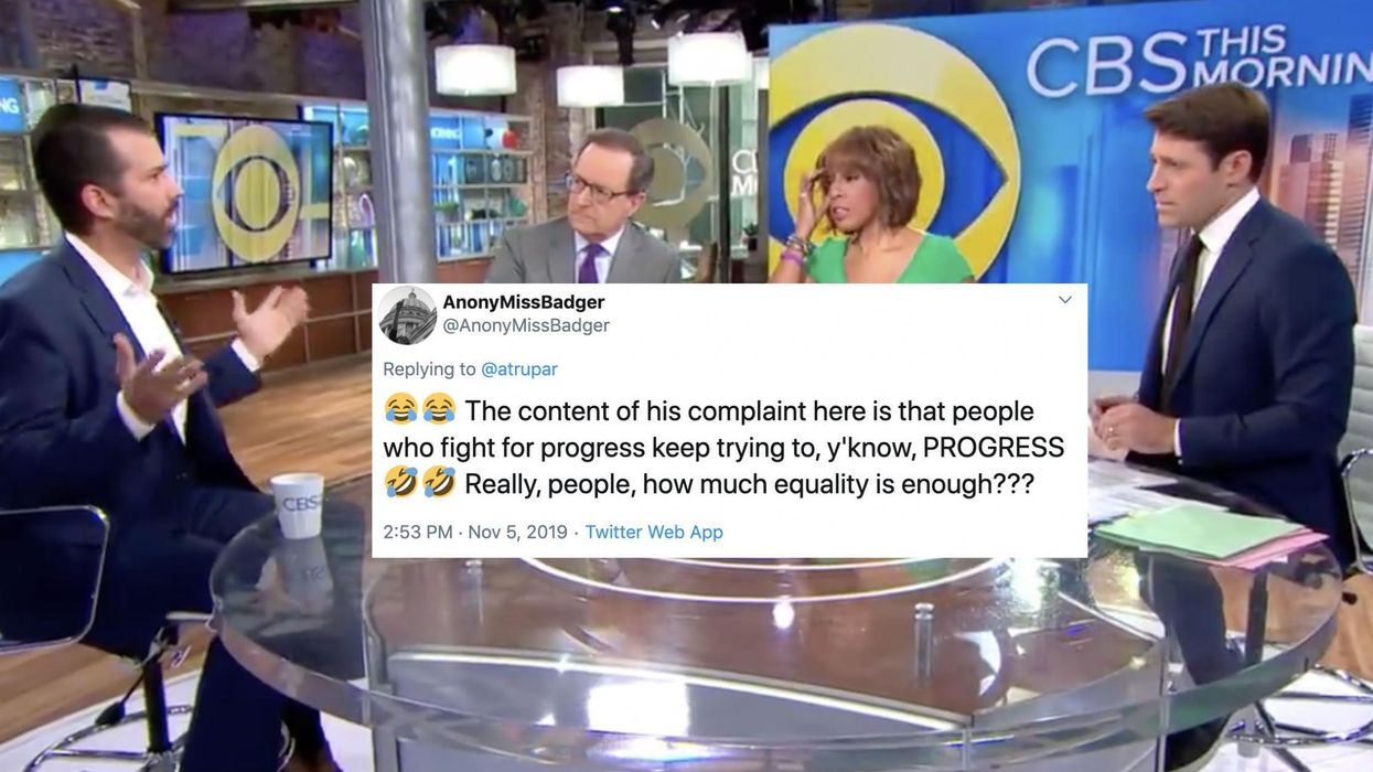 Trump Jr gets smoothly cut off while pushing anti-trans rhetoric on live TV