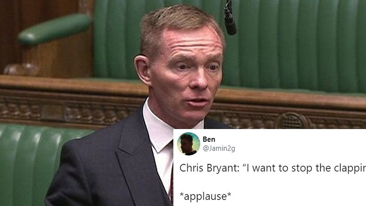 MP drowned out by clapping after saying he wants to ban clapping