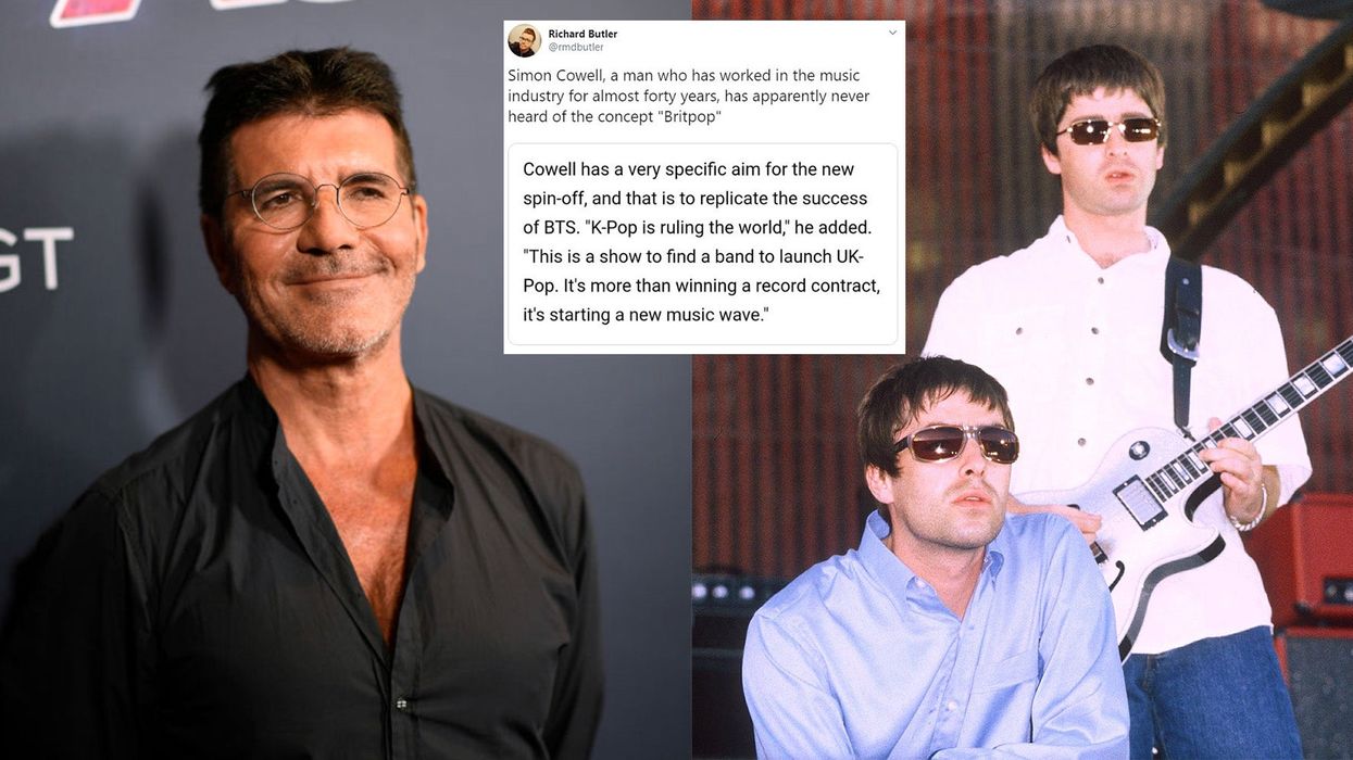 Simon Cowell appears to have never heard of Britpop