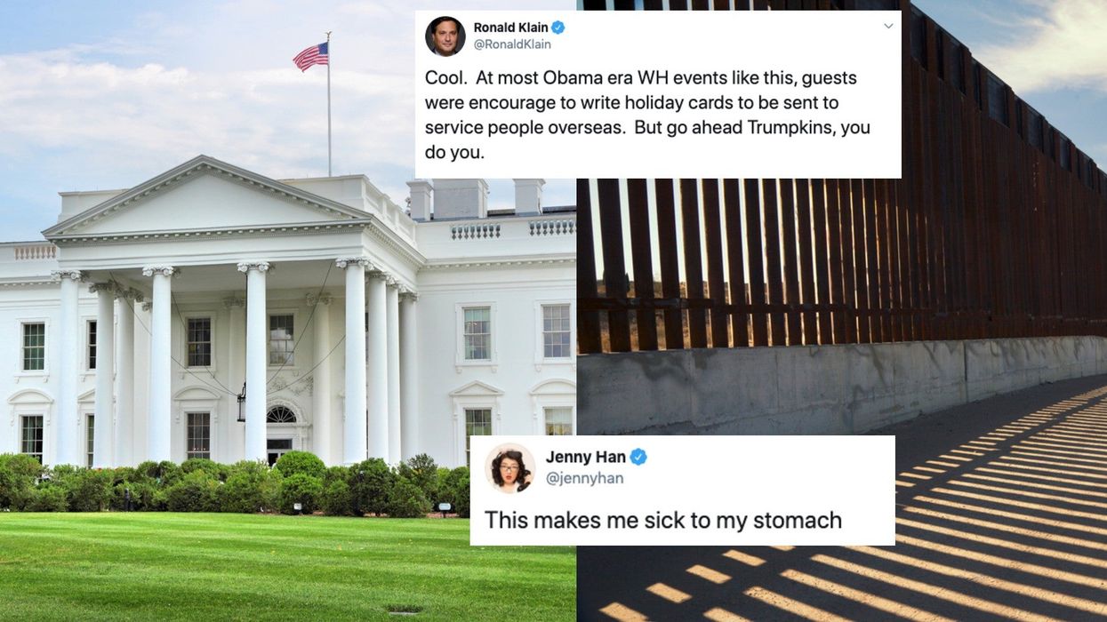 Children encouraged to 'build the wall' at White House Halloween party, report says