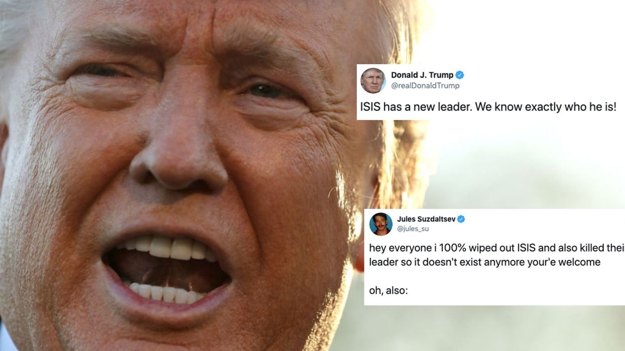 Trump mocked after declaring that he knows who the new Isis leader is
