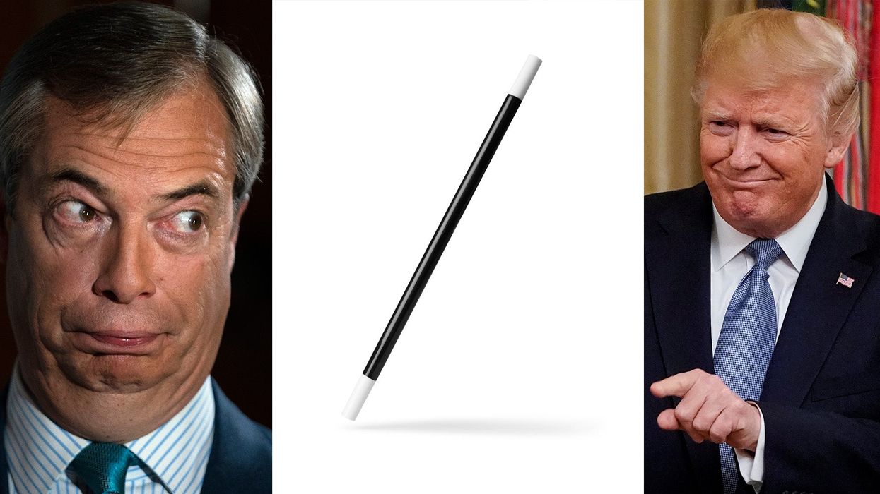 Trump told Nigel Farage he has a 'magic wand' and people are very confused