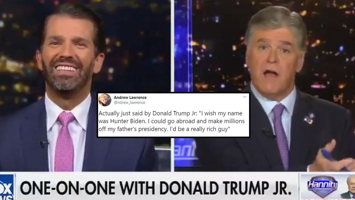 Trump Jr still doesn’t get the irony of attacking Hunter Biden for his dad’s connections