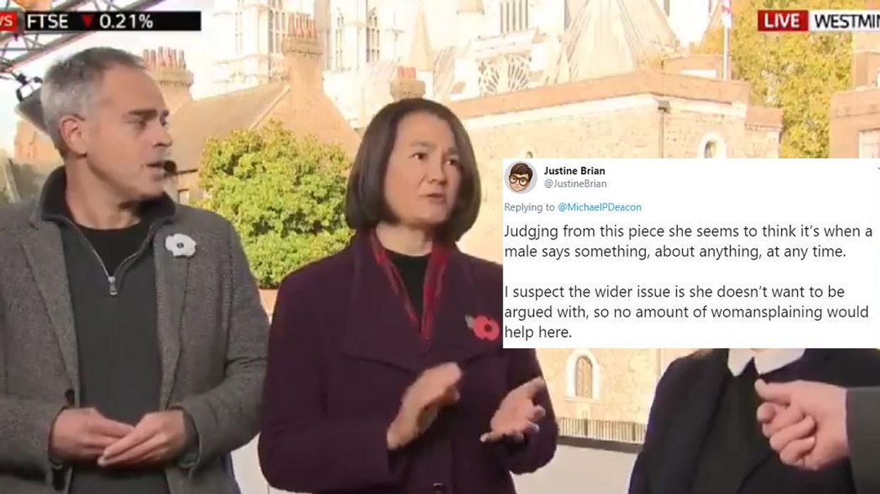 Labour MP repeatedly accuses Green Party co-leader of mansplaining and confuses everybody