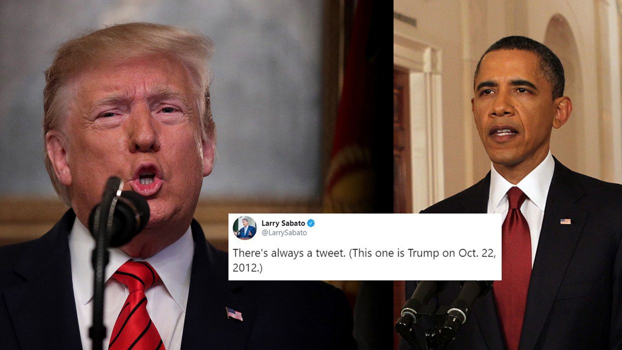 This Trump tweet about people congratulating Obama for 'killing Bin Laden' is coming back to haunt him