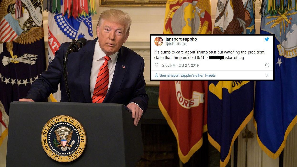 Trump just claimed he predicted 9/11 and told government to kill Bin Laden