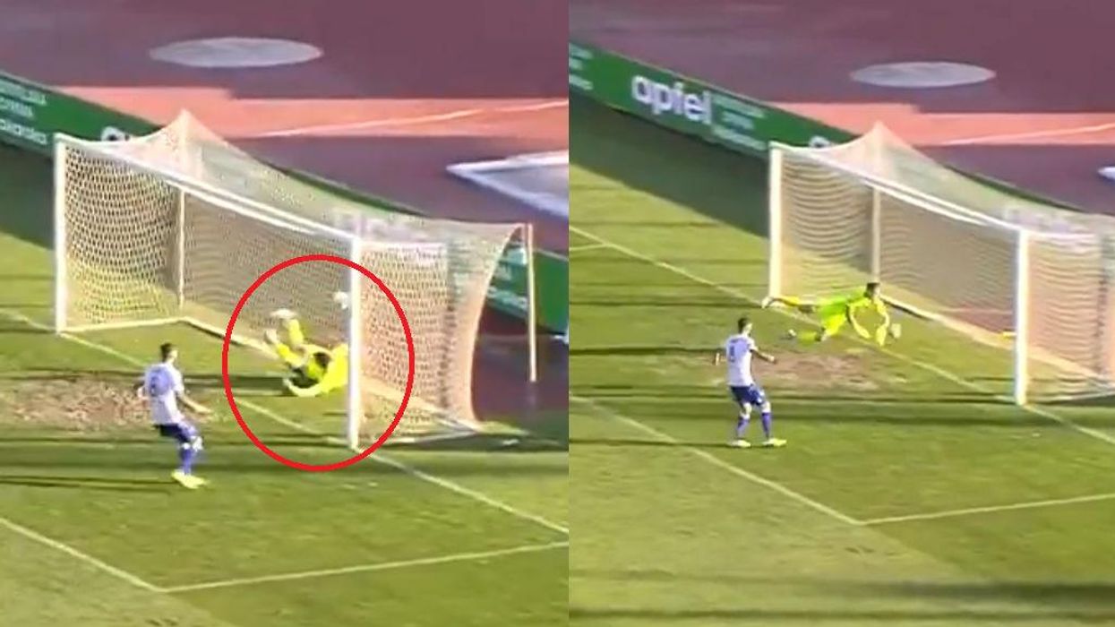 Optical illusion makes football team believe they've scored and it doesn't end well