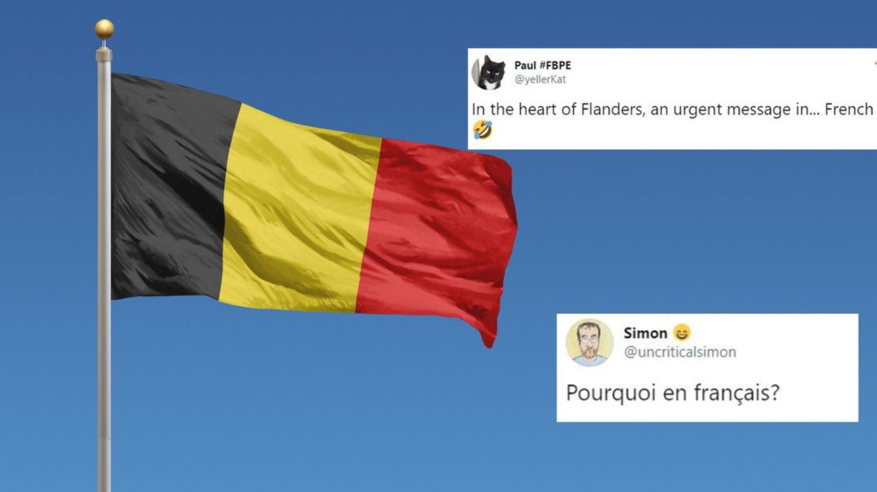 The government set up a Brexit information point in Belgium but got the language completely wrong