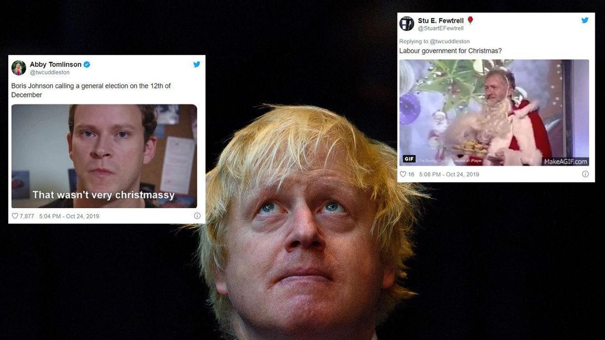 Boris Johnson wants a general election at Christmas time and there are so many jokes