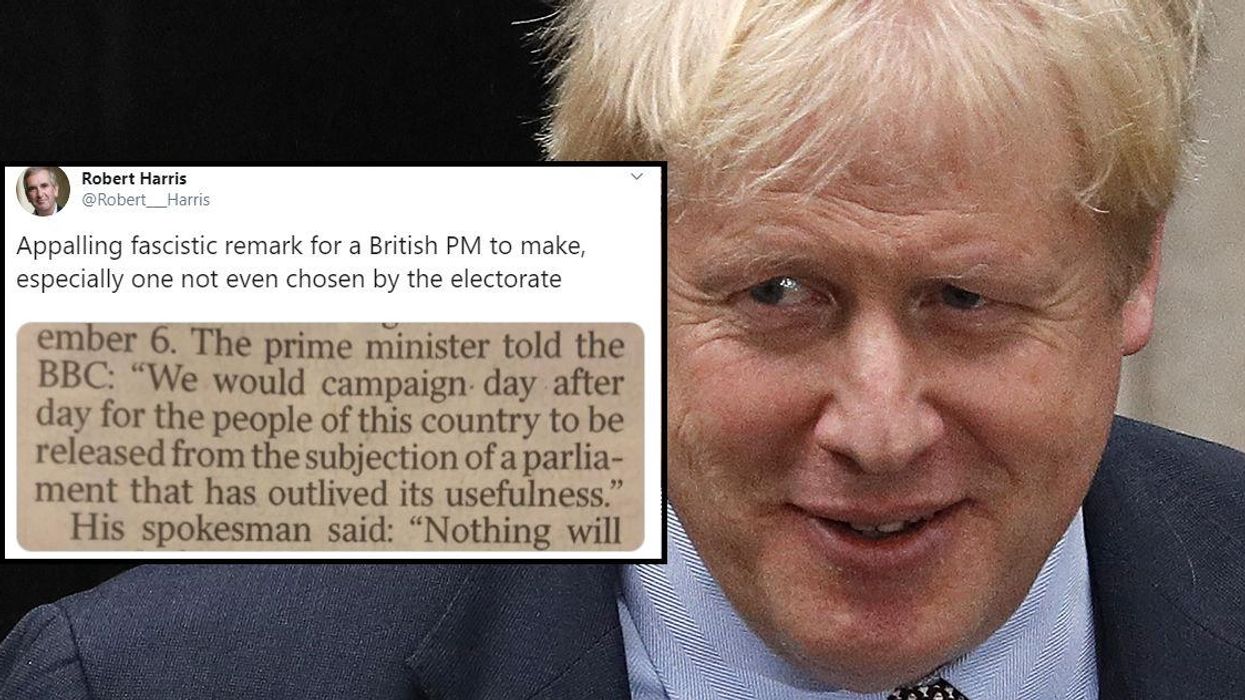 Boris Johnson quote about parliament raises alarm bells