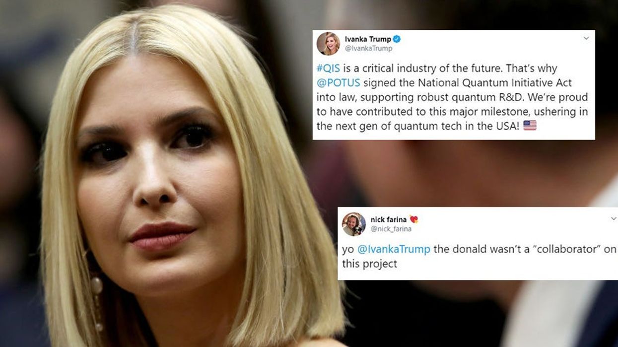 Ivanka Trump mocked after claiming  her father's administration helped achieve 'quantum supremacy'