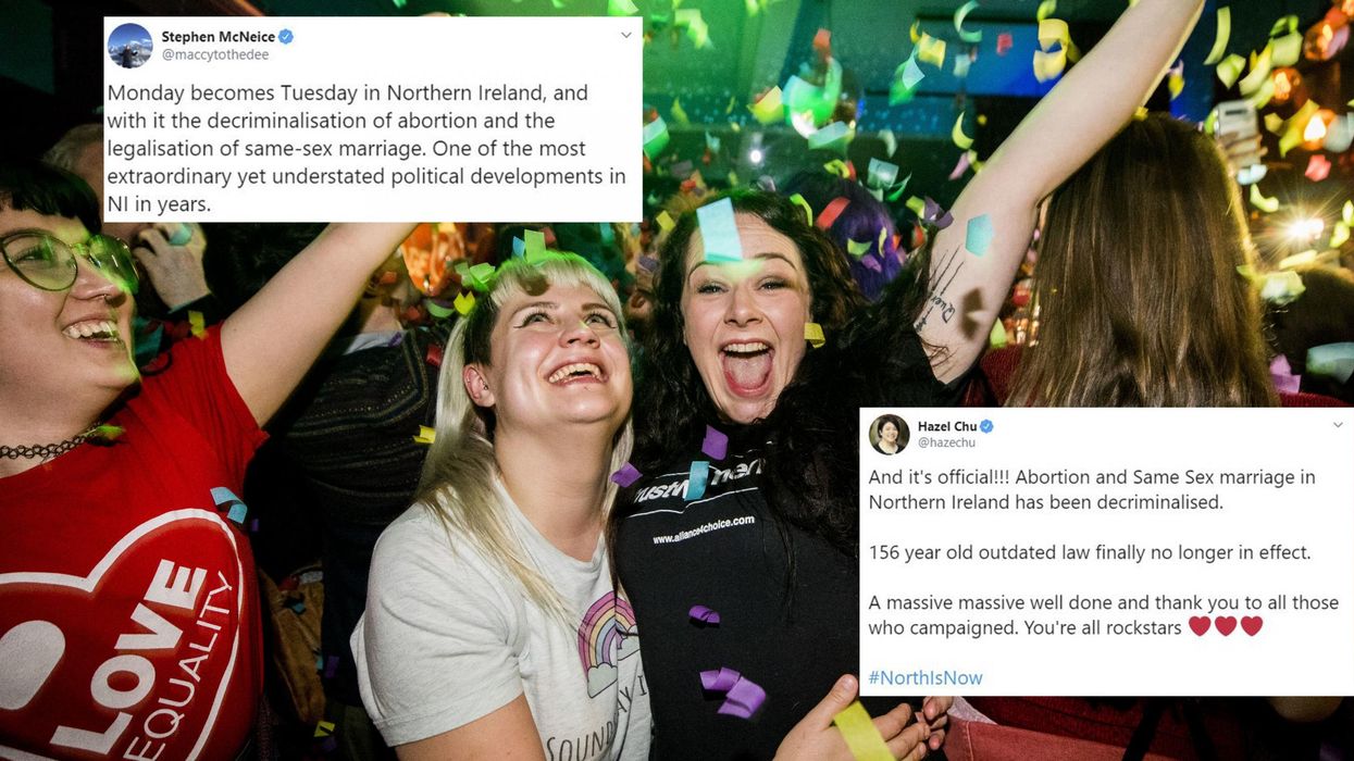 Abortion and same-sex marriage is now legal in Northern Ireland and people couldn’t be happier