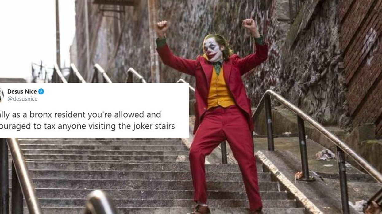 A location from Joaquin Phoenix's Joker movie has become a hilarious meme