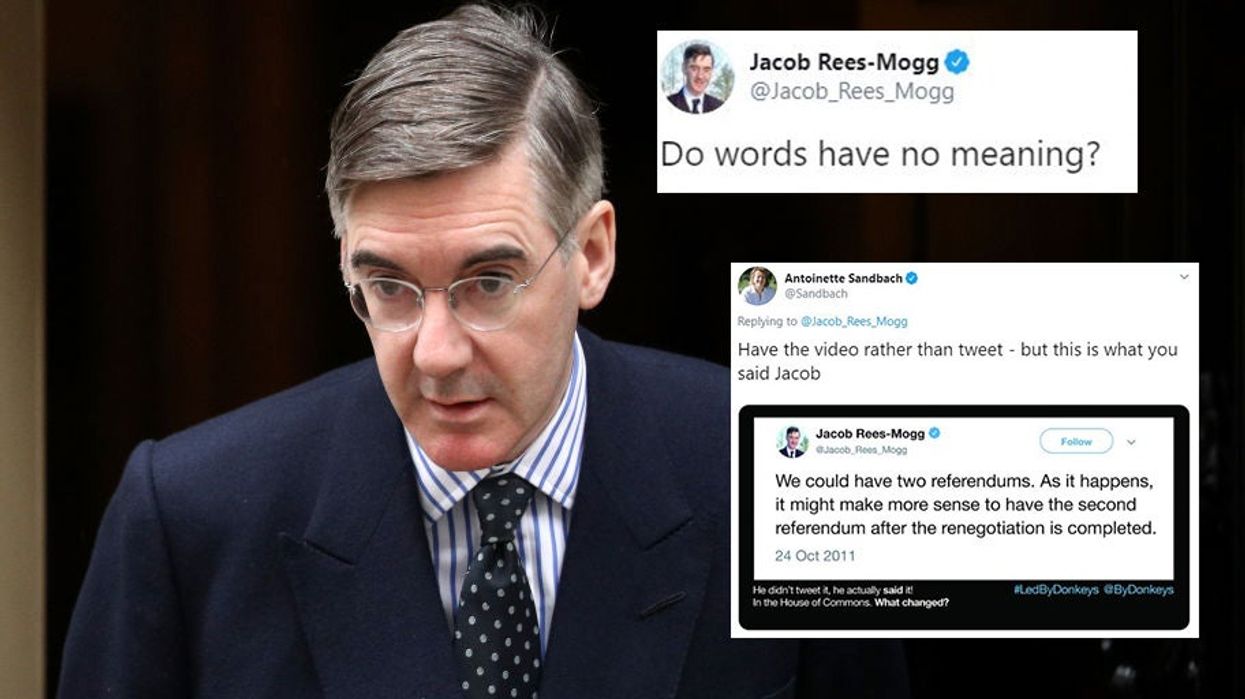Jacob Rees-Mogg owns himself after trying to shame MPs over a second Brexit referendum